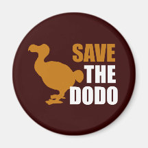 ¡Ahorre el pájaro del Dodo! Iman De Frigorífico