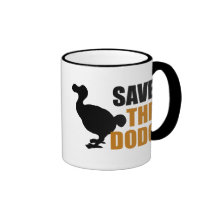 ¡Ahorre el pájaro del Dodo! Tazas De Café