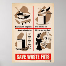 Ahorre el poster inútil de las grasas