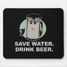 AHORRE la camiseta de la CERVEZA de la BEBIDA del  Alfombrillas De Raton