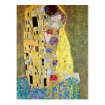 ¡Ahorre la fecha! El beso de Gustavo Klimt Postal