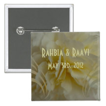 Ahorre la fecha, insignia floral poner crema del b pin