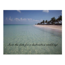 Ahorre la fecha para un weddi del destino… postal