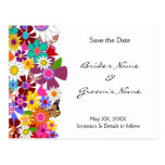 Ahorre la fecha - postal del boda