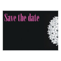 Ahorre la fecha - rosa invitación personalizada