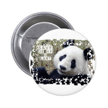 Ahorre la panda gigante pins