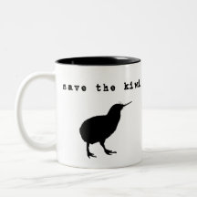 Ahorre la taza de café de Nueva Zelanda del kiwi