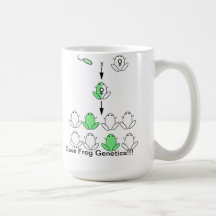 Ahorre la taza de la genética de la rana