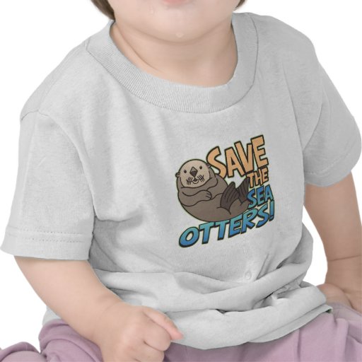 Ahorre las nutrias de mar camiseta