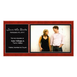 Ahorre las tarjetas de fecha tarjeta fotografica personalizada
