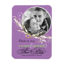 Ahorre los imanes de la foto de la invitación del 