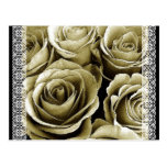Ahorre los rosas de la SEPIA de la postal de la fe
