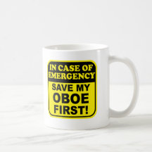 Ahorre mi Oboe Tazas De Café