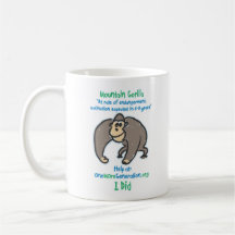 Ahorre nuestro gorila de montaña taza de café