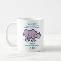 Ahorre nuestro Rhino Tazas
