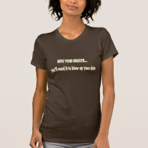 AHORRE SU RESPIRACIÓN - oscuridad Camisetas