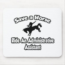 Ahorre un caballo, monte a un ayudante administrat tapete de raton