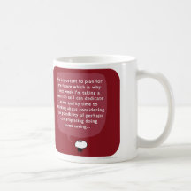 Ahorro futuro de Joe del mahoney MJ1548 Taza