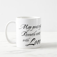 AHUEQUE RUNNETH ENCIMA CON la foto de encargo del  Taza