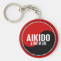 Aikido 1 de Yin Yang Llaveros Personalizados