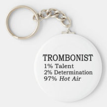 Aire caliente de Trombonistt Llavero