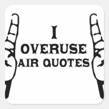 Airquotes Colcomanias Cuadradass