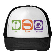 Ajedrez de Eat Sleep Play Gorro