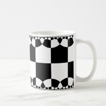 Ajedrez de Pentágono Tazas De Café