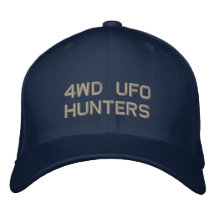 ajuste de la flexión de los CAZADORES del UFO 4WD Gorras De Beisbol Bordadas