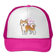 Akita Inu/amor de Shiba Inu Gorras