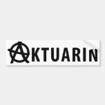 aktuarin etiqueta de parachoque