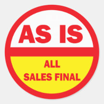 Al igual que todas las ventas finales etiquetas  