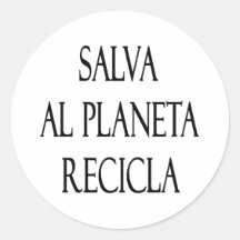 Al Planeta Recicla de Salva Pegatinas