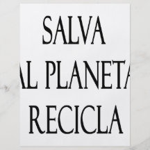 Al Planeta Recicla de Salva Tarjetas Publicitarias