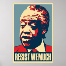 Al Sharpton "se opone a nosotros mucho" poster de 