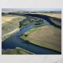 Al sur de Indus, río del arco, Alberta, Canadá Tarjetón