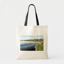 Al sur del lago Hozatka Bolsa Lienzo