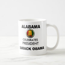 ALABAMA celebra el recuerdo de presidente BARACK O Tazas De Café