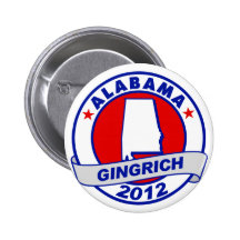 Alabama Newt Gingrich Pins