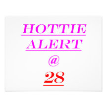 Alarma de 28 Hottie Comunicado Personal