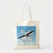 Alas como Eagles, biblia del cristiano del 40:31 d Bolsas