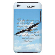 Alas como Eagles, biblia del cristiano del 40:31 d Case-Mate iPod Touch Cobertura