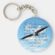 Alas como Eagles, biblia del cristiano del 40:31 d Llaveros Personalizados
