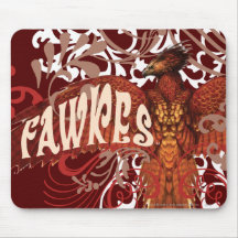 Alas de la extensión de Fawkes Alfombrillas De Ratón