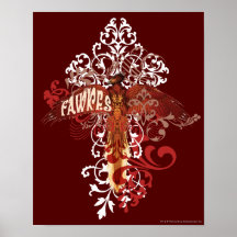 Alas de la extensión de Fawkes Impresiones