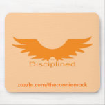 Alas disciplinadas Mousepad Tapete De Ratones