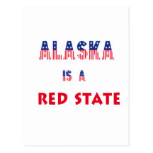 Alaska es un estado rojo postal