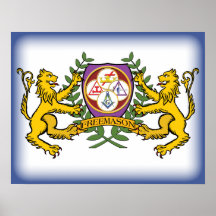 Albañiles del rito de York Posters