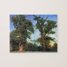 Albert Bierstadt - los pioneros de bosques desconc Puzzle Con Fotos