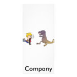 Alboroto de Dino Diseño De Tarjeta Publicitaria